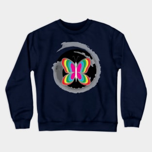 butterfly in the dark Crewneck Sweatshirt